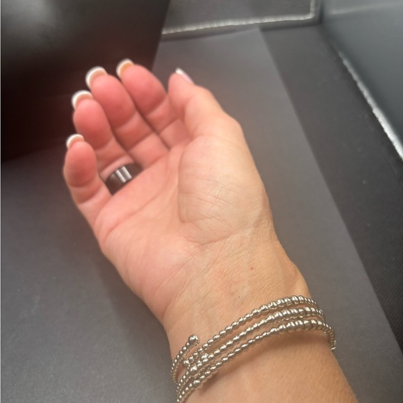 Elegant Sterling Silver Bracelet 75.00 each Cz - Picture 4 of 5